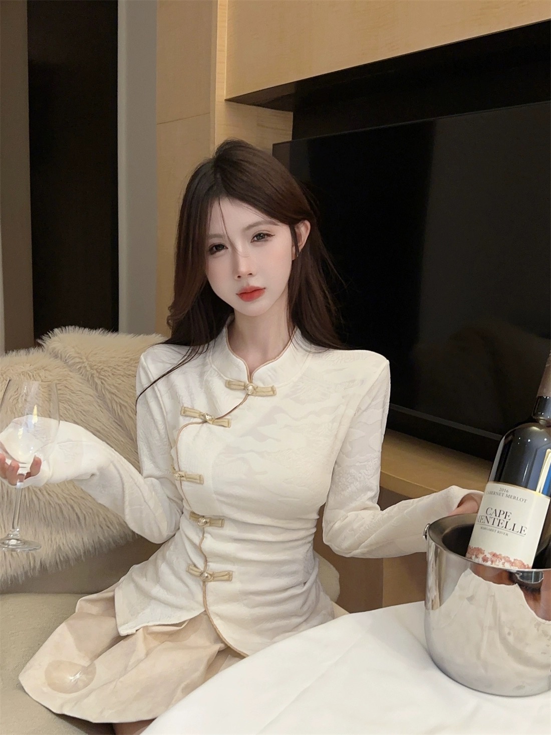 Downtown girl Korean top FTO108 images